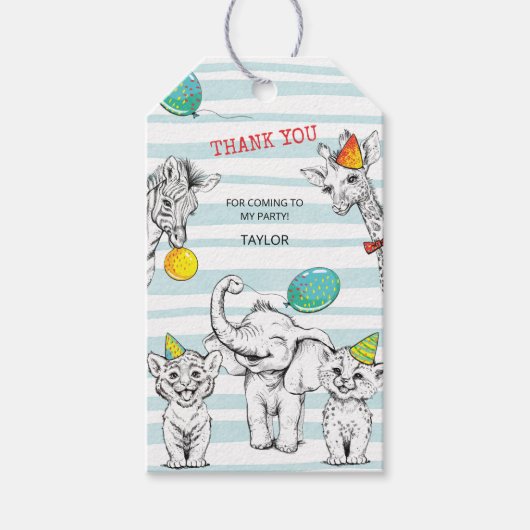 Cadeau Label 5e Jubileum Party Cadeaulabel (Voorkant)