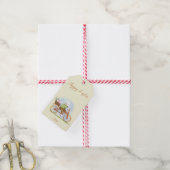 Cadeau Label "Happy Easter". Cadeaulabel (Met Touw)