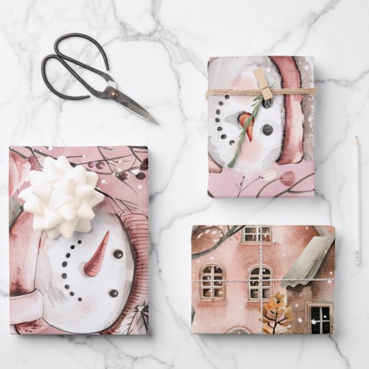 cadeau-label inpakpapier vel (Voorkant)