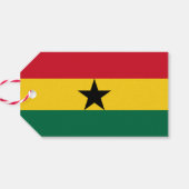 Cadeau Label met Ghanese vlag Cadeaulabel (Achterkant Horizontaal)
