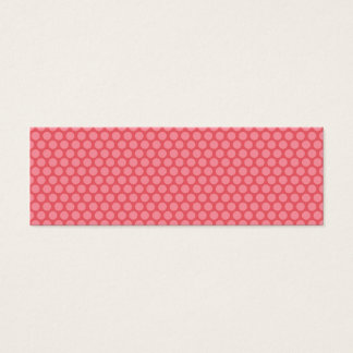 Cadeau Label met roze stippen Mini Visitekaartjes