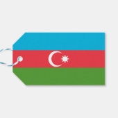 Cadeau Label met Vlag van Azerbeidzjan Cadeaulabel (Achterkant Horizontaal)