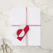 Cadeau Label met vlag van Groenland Cadeaulabel (Met Touw)