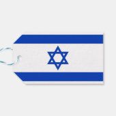 Cadeau Label met vlag van Israël Cadeaulabel (Achterkant Horizontaal)