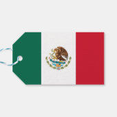 Cadeau Label met vlag van Mexico Cadeaulabel (Achterkant Horizontaal)