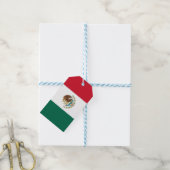 Cadeau Label met vlag van Mexico Cadeaulabel (Met Touw)