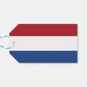 Cadeau Label met Vlag van Nederland Cadeaulabel (Achterkant Horizontaal)