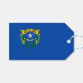 Cadeau Label met vlag van Nevada State, Verenigde  Cadeaulabel (Voorkant (Horizontaal))