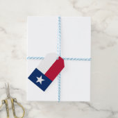 Cadeau Label met vlag van Texas State, Verenigde S Cadeaulabel (Met Touw)