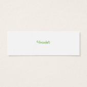 cadeau label voor ontbijtbrood mini visitekaartjes (Achterkant)