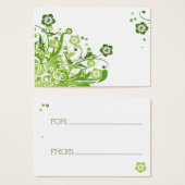 Cadeau Label - Wild Flowers Visitekaartjes (Voorkant /achterkant)