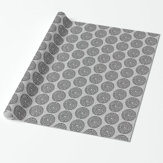 Cadeau LABYRINTH VII Papier d'enveloppement (Déroulé)