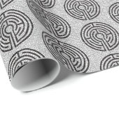 Cadeau LABYRINTH VII Papier d'enveloppement (Coin rond)