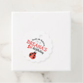 Cadeau Ladybug Merci pour les prochaines étiquettes Cadea (En situation)