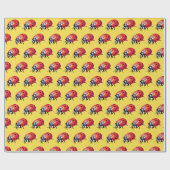 Cadeau Ladybug, papier de recouvrement Motif Ladybugs (Plat)