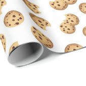 Cadeau Lait et biscuits Papier d'enveloppement d'annivers (Coin rond)