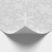 Cadeau LAMES DE NEIGE EN ARGENT | Papier à envelopper (Coin)