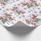 Cadeau Lapin en papier d'emballage de Noël de bas (Coin)