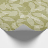 Cadeau L'arbre vert de feuille laisse le papier (Coin)