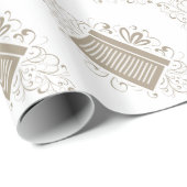 Cadeau Latte Vacances Frotles Présente Papier Enveloppant (Coin rond)