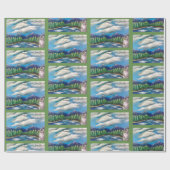 Cadeau Le chat qui a aimé augmenter le papier d'enveloppe (Plat)