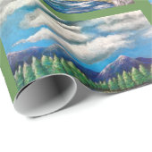 Cadeau Le chat qui a aimé augmenter le papier d'enveloppe (Coin rond)