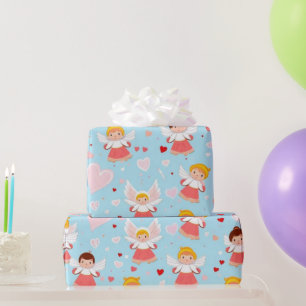 Cadeau Le coeur de la Saint Valentin Envelopper le papier