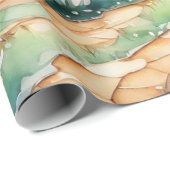 Cadeau Le conte de fées dans le papier d'enveloppement de (Coin rond)