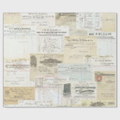 Cadeau Le cru acquitte le papier de collage (Plat)