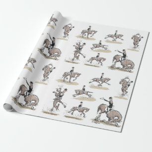 Cadeau Le dressage est papier d'emballage de ballet de
