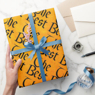 Cadeau Le meilleur papier d'emballage brillant