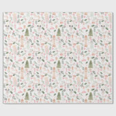 Cadeau Le noisette Noël férié papier d'enveloppement (Plat)