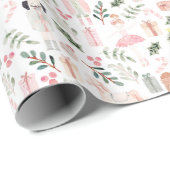 Cadeau Le noisette Noël férié papier d'enveloppement (Coin rond)