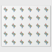 CADEAU LE PAPIER D'EMBALLAGE A DÉCORÉ KITTY (Plat)