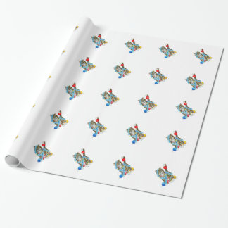 CADEAU LE PAPIER D'EMBALLAGE A DÉCORÉ KITTY