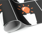 Cadeau Le papier d'emballage de Guy™ d'idée (Coin rond)