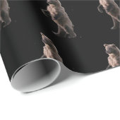 Cadeau le papier d'emballage des grizzlis (Coin rond)