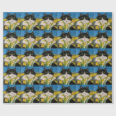 Cadeau Le papier d'emballage d'inspecteur de jonquille (Plat)