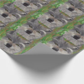 Cadeau LE papier d'emballage GRAY WOLF (Coin)