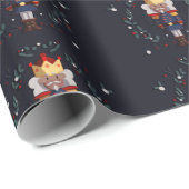 Cadeau Le papier d'emballage Nutcracker (Coin rond)