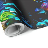 Cadeau Le papier d'emballage Reef (Coin rond)