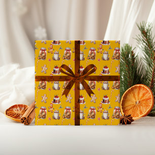 Cadeau Le papier d'enveloppement de Noël Noel le plus dou