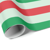 Cadeau Le rouge | du vert | monnayent le papier modelé (Coin rond)