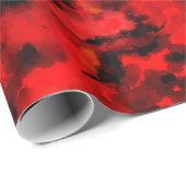 Cadeau Le rouge et le noir ont marbré le papier (Coin rond)