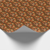 Cadeau Le Thanksgiving a couvert de tuiles le papier (Coin)