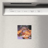 Cadeau léger Bow or Noël Magnet de Noël (In Situ (Lave-vaisselle))