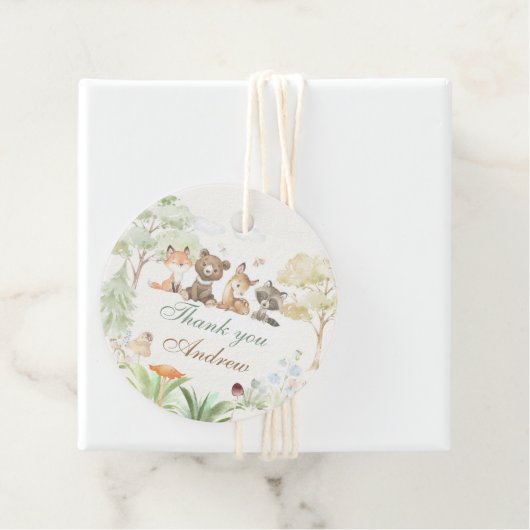 Cadeau Les animaux de bois Favoriser les étiquettes (En situation)