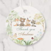 Cadeau Les animaux de bois Favoriser les étiquettes (Devant)