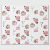 Cadeau Les choses Les filles adorent le papier enveloppan (Plat)