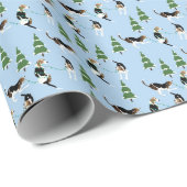 Cadeau Les Coonhounds décorent le papier d'emballage (Coin rond)